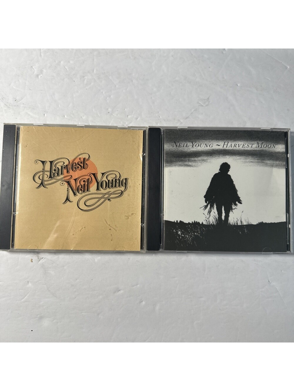 Neil Young CD Lot of 2 Harvest & Harvest Moon